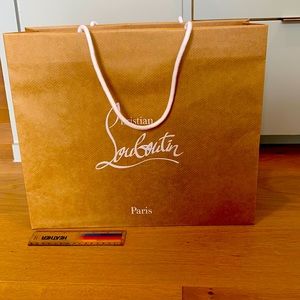 Louboutin shopping bag❤️❤️❤️